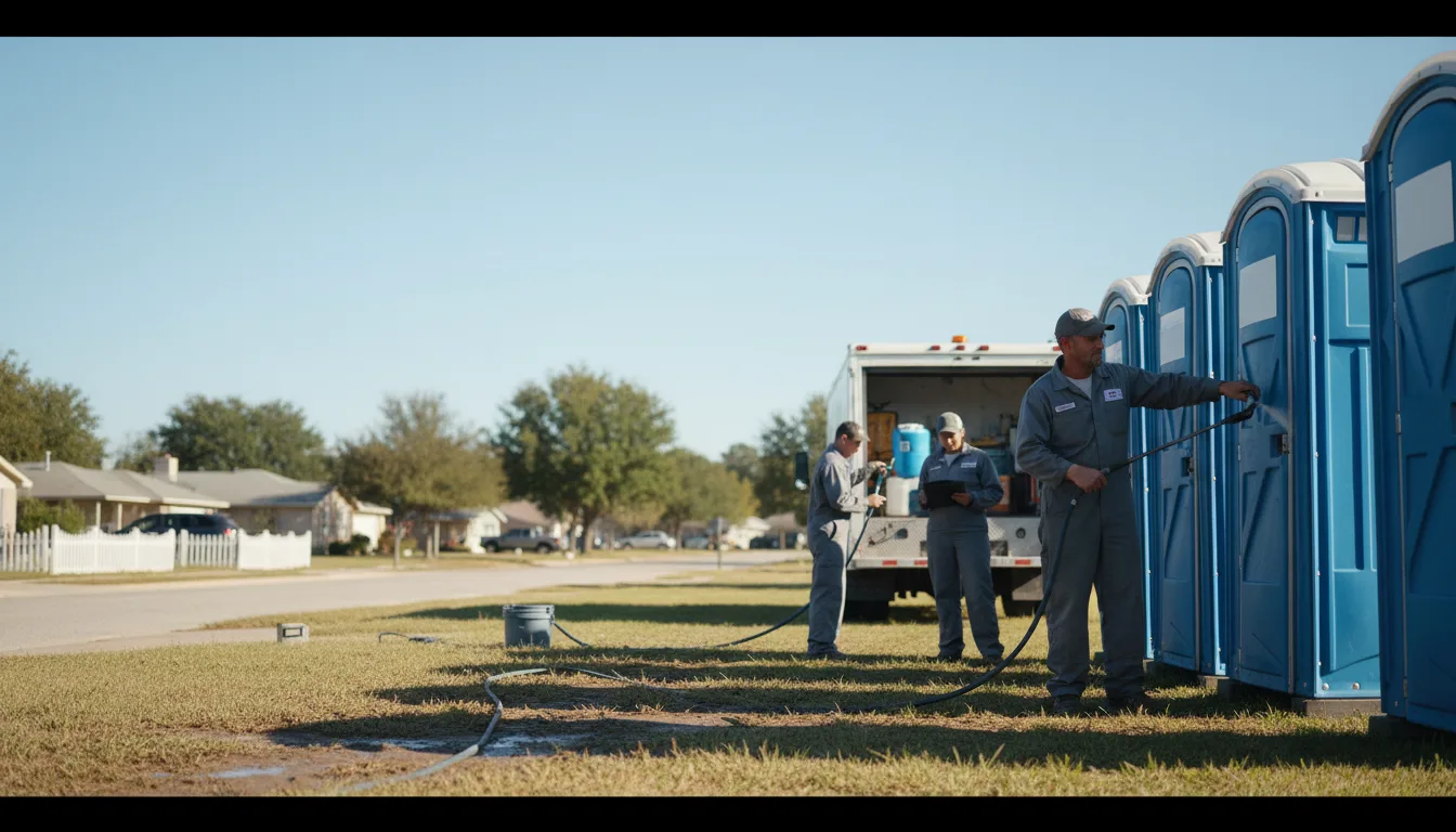 Long-Term Portable Toilet Rental in Newkirk, OK near me